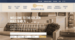 Desktop Screenshot of goldenrulerealestate.com